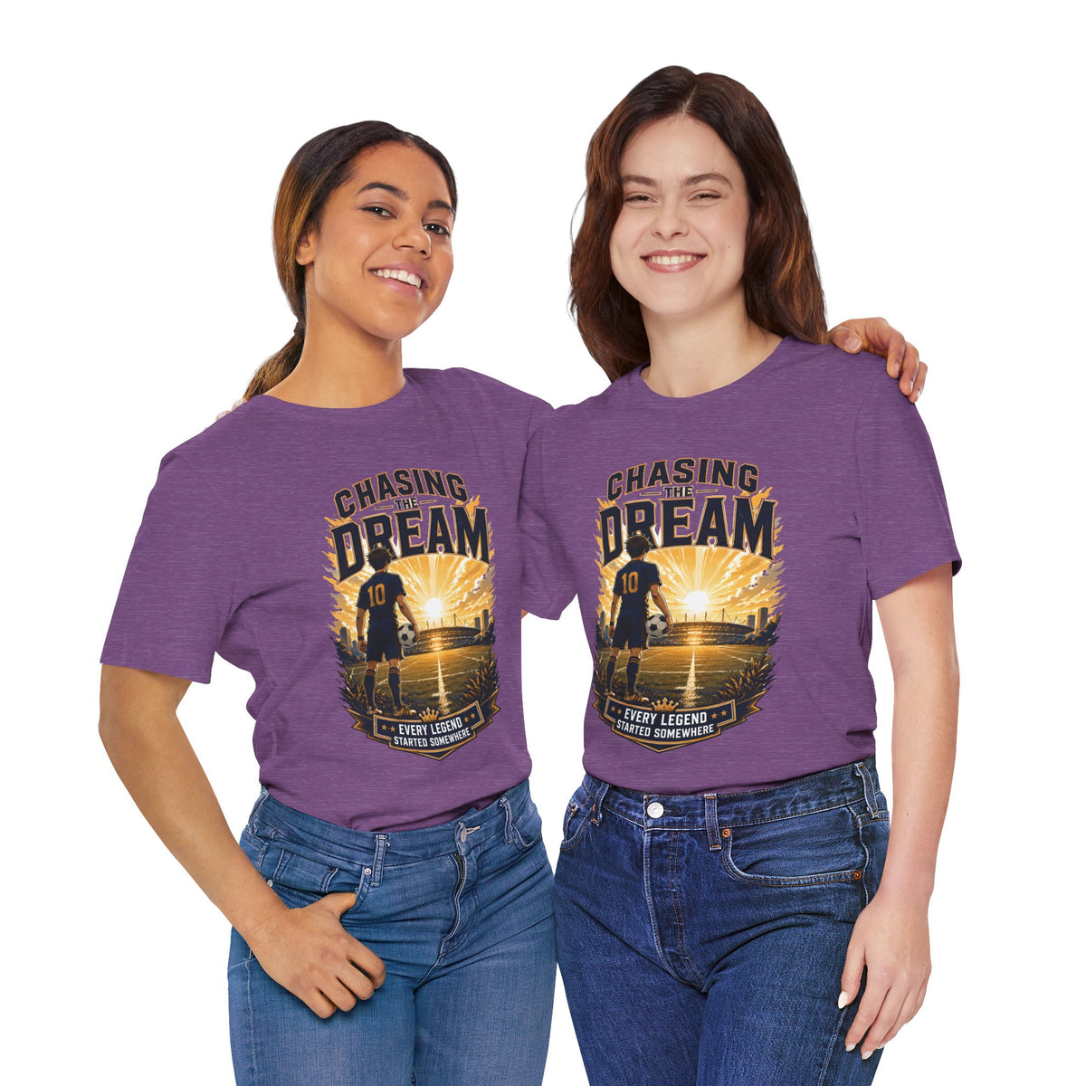 Chasing the Dream Soccer Graphic T Shirt