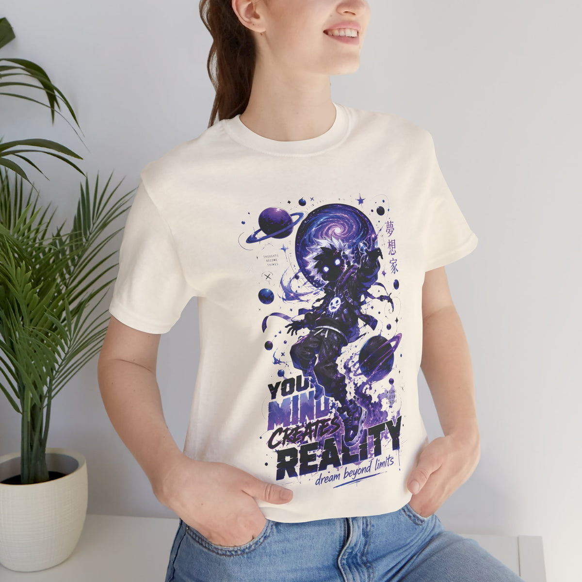Your Mind Creates Reality Galaxy Graphic T Shirt