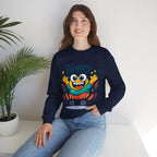 Happy Blob Cartoon Sweatshirt Cute Kawaii Crewneck