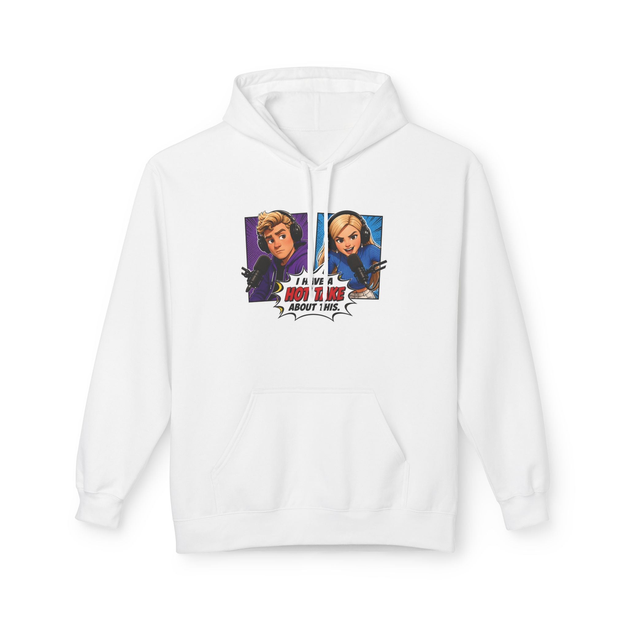 Pop-Art "I HAVE A HOT TAKE ABOUT THIS" Hoodie — Hot Take Central Graphic