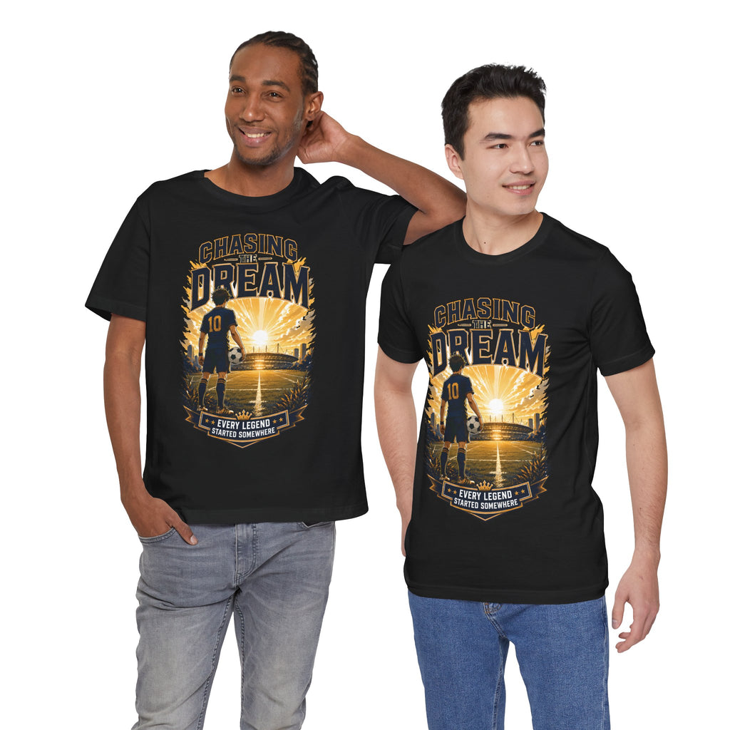 Chasing the Dream Soccer Graphic T Shirt