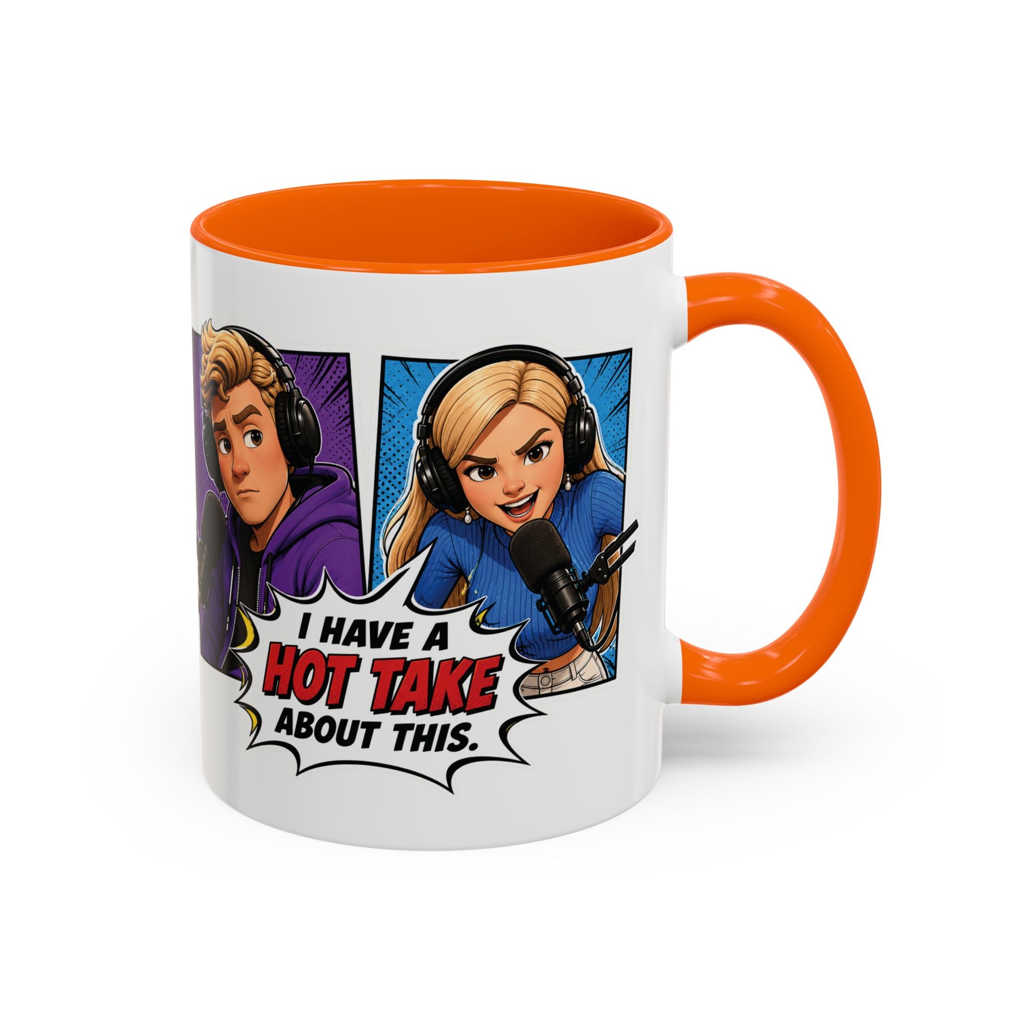 Jake And Emma Hot Take Coffee Mug — "I Have A Hot Take About This" Mug (11/15oz)