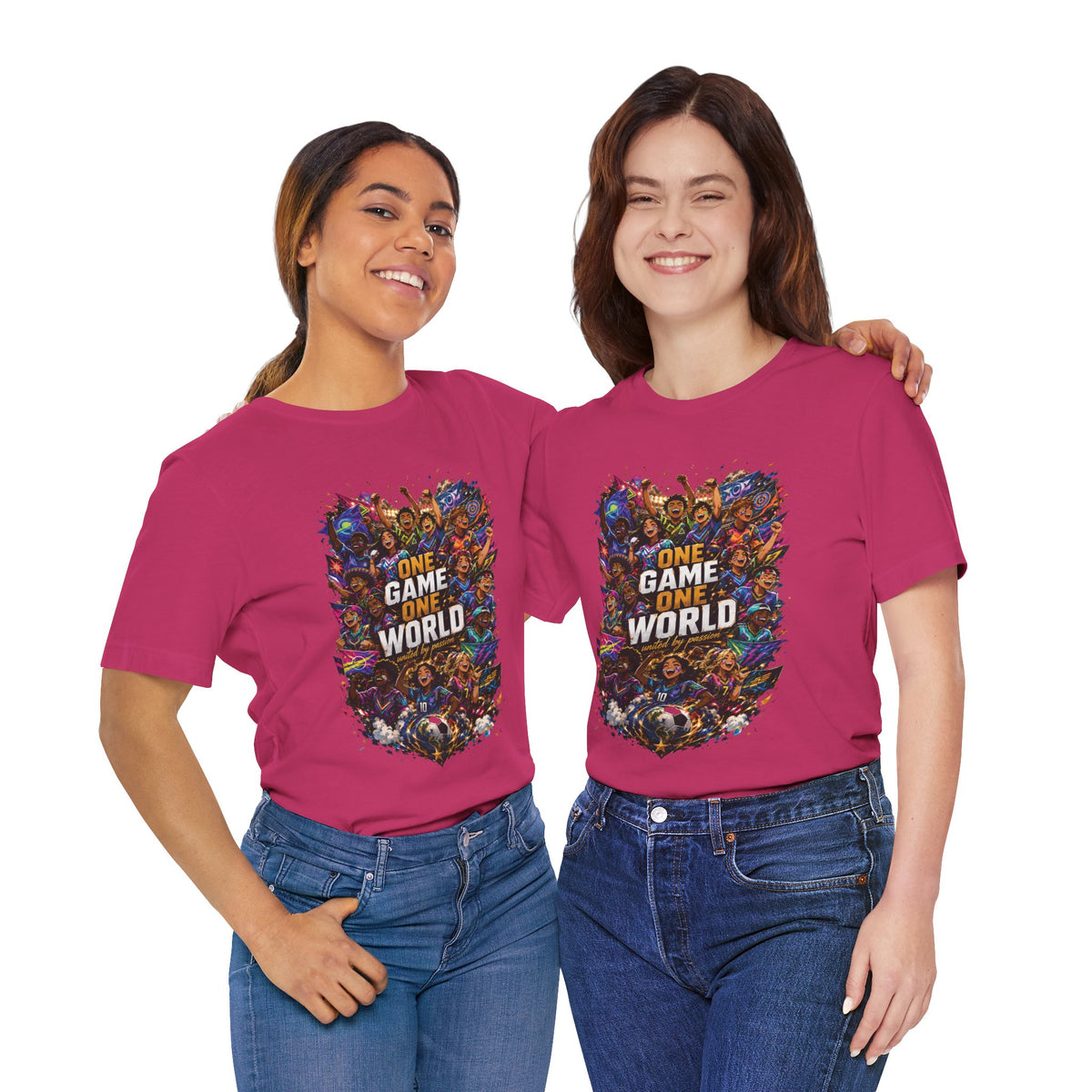 One Game One World Gamer Graphic T Shirt