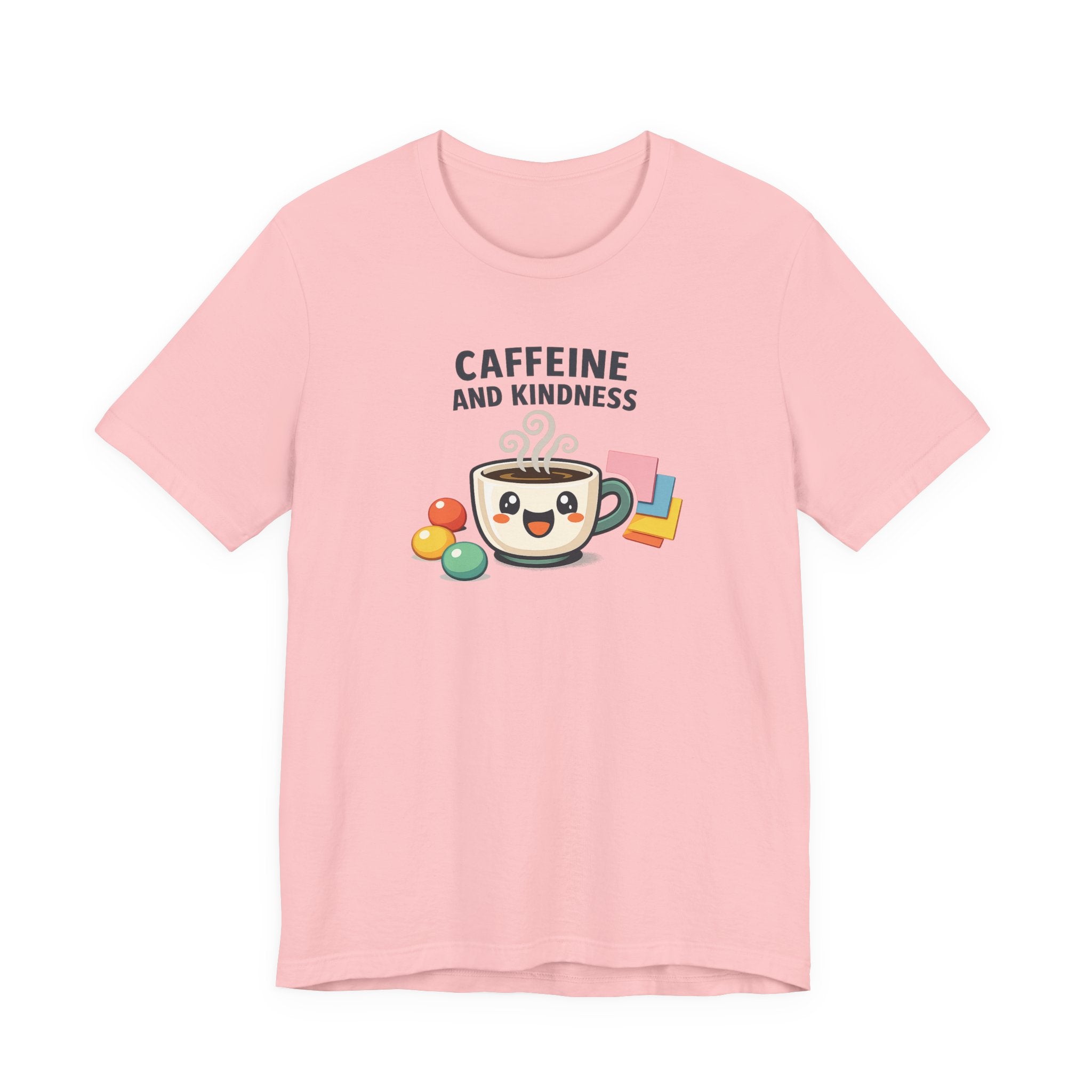 Caffeine and Kindness Tee | office humor, coffee fuel