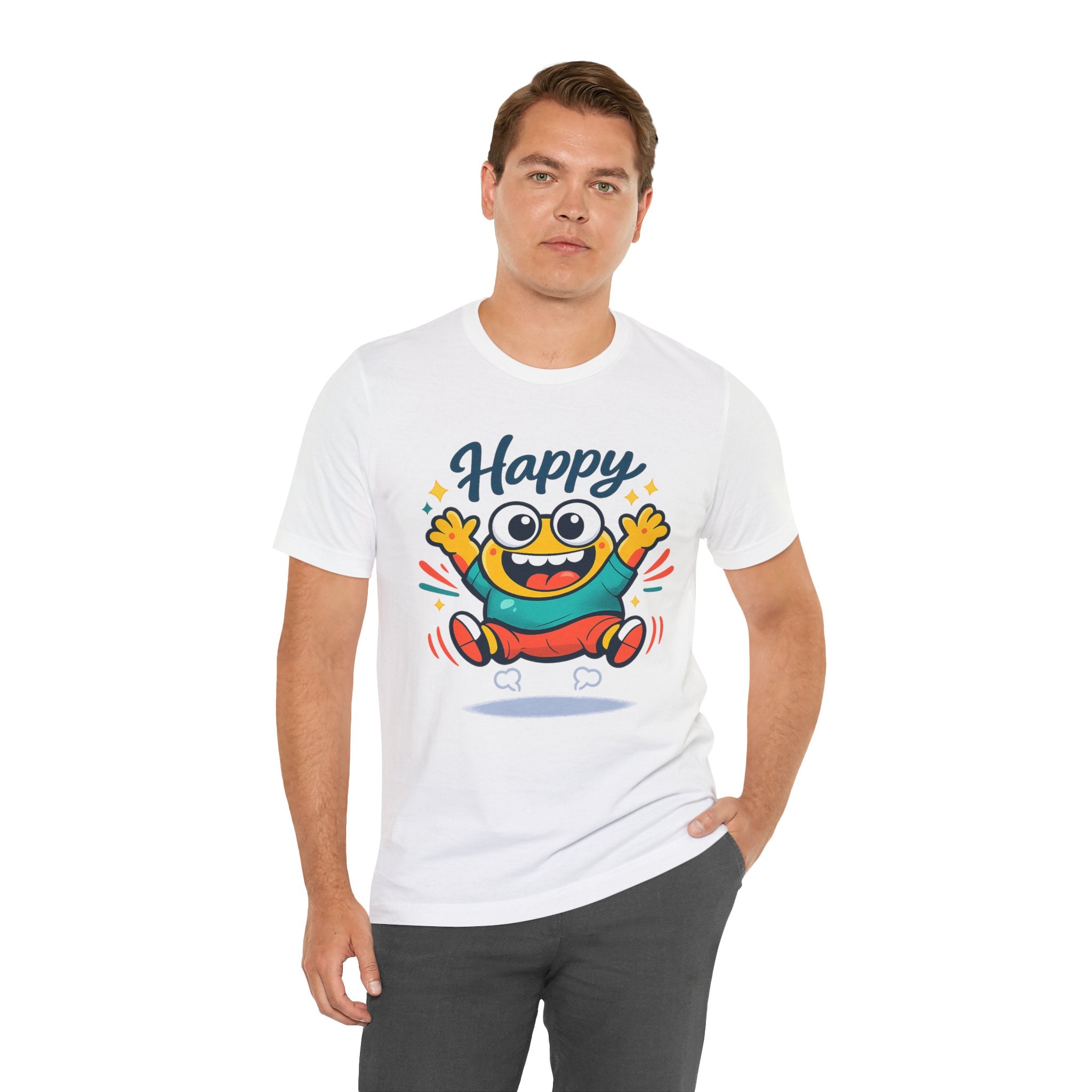 Happy Mood Blob T Shirt Cute Kawaii Graphic Tee