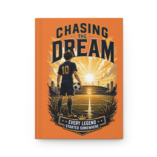 Chasing the Dream Soccer Journal – Personalized Number & Name Hardcover