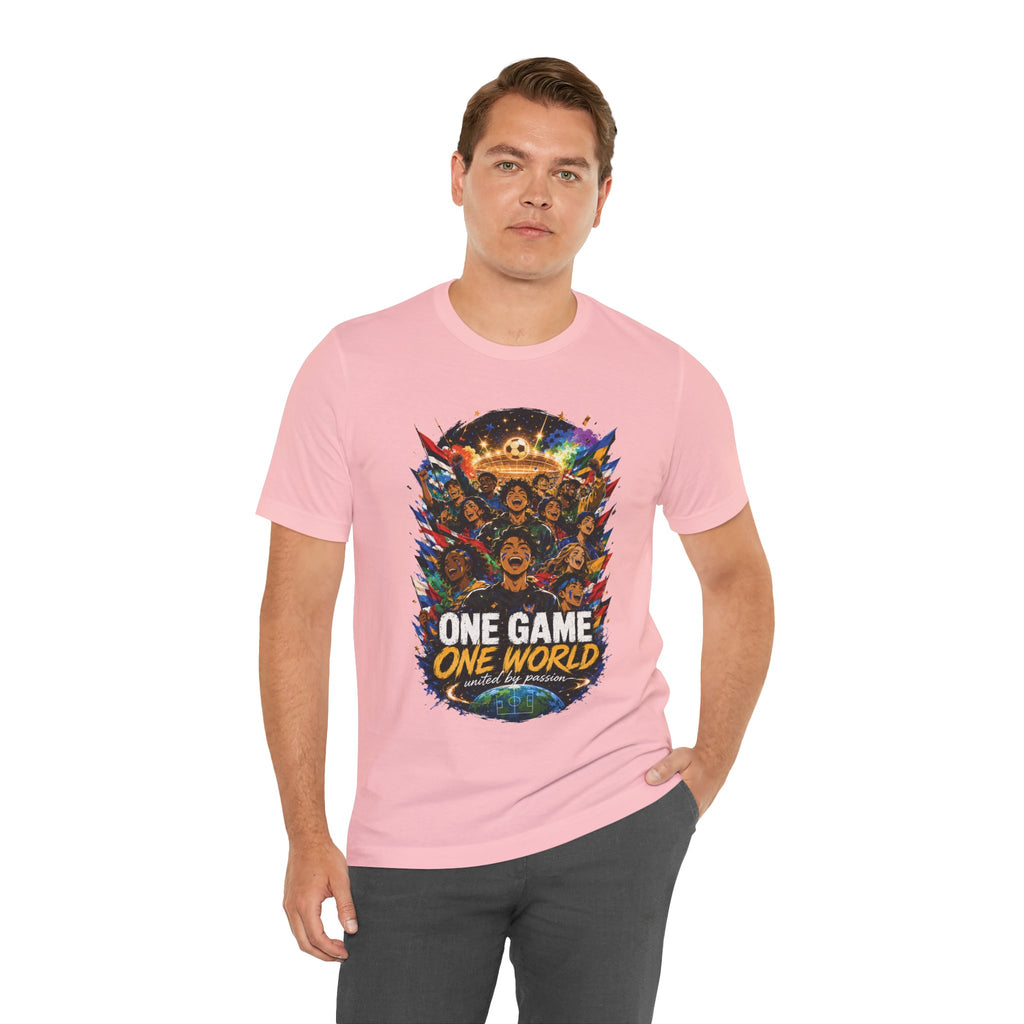 One Game One World Soccer Graphic T Shirt