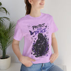 Protect Your Peace T-Shirt — Gothic Butterfly Graphic Tee