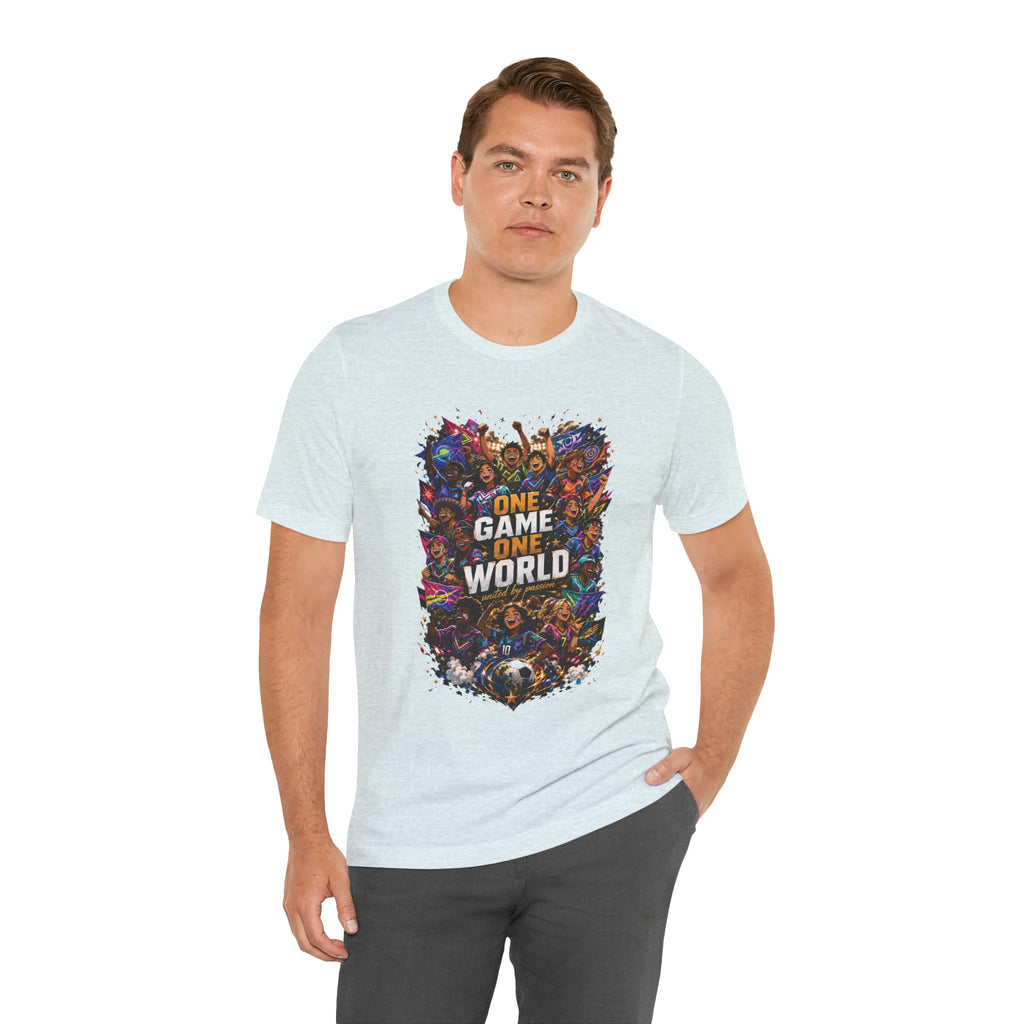 T-Shirt — 'One Game One World' Gamer Graphic Tee