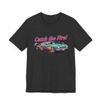 Catch the Fire Vintage Muscle Car Graphic T Shirt