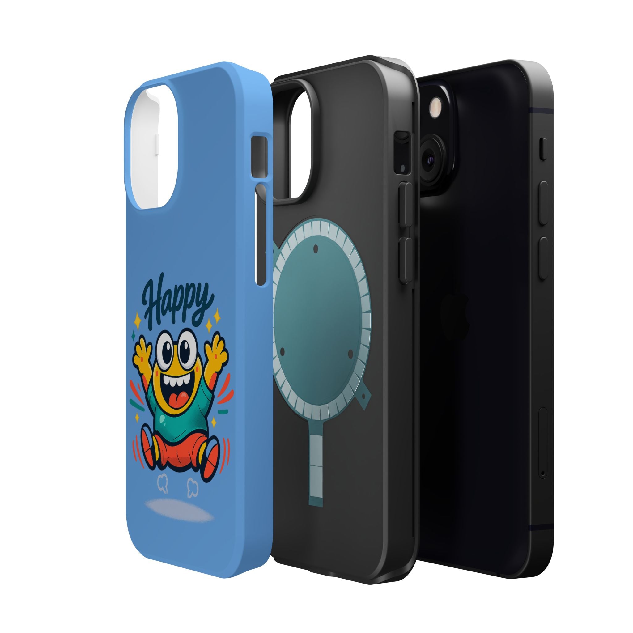 Happy Monster Magnetic Impact-Resistant Phone Case