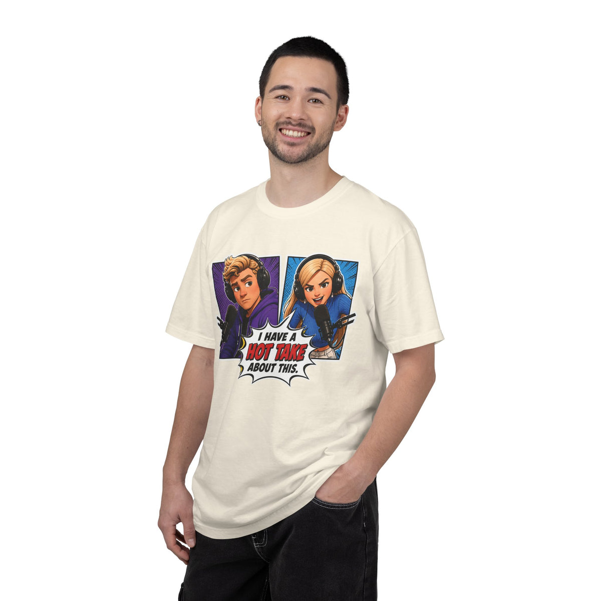 Hot Take Central I Have a Hot Take About This Podcast T Shirt