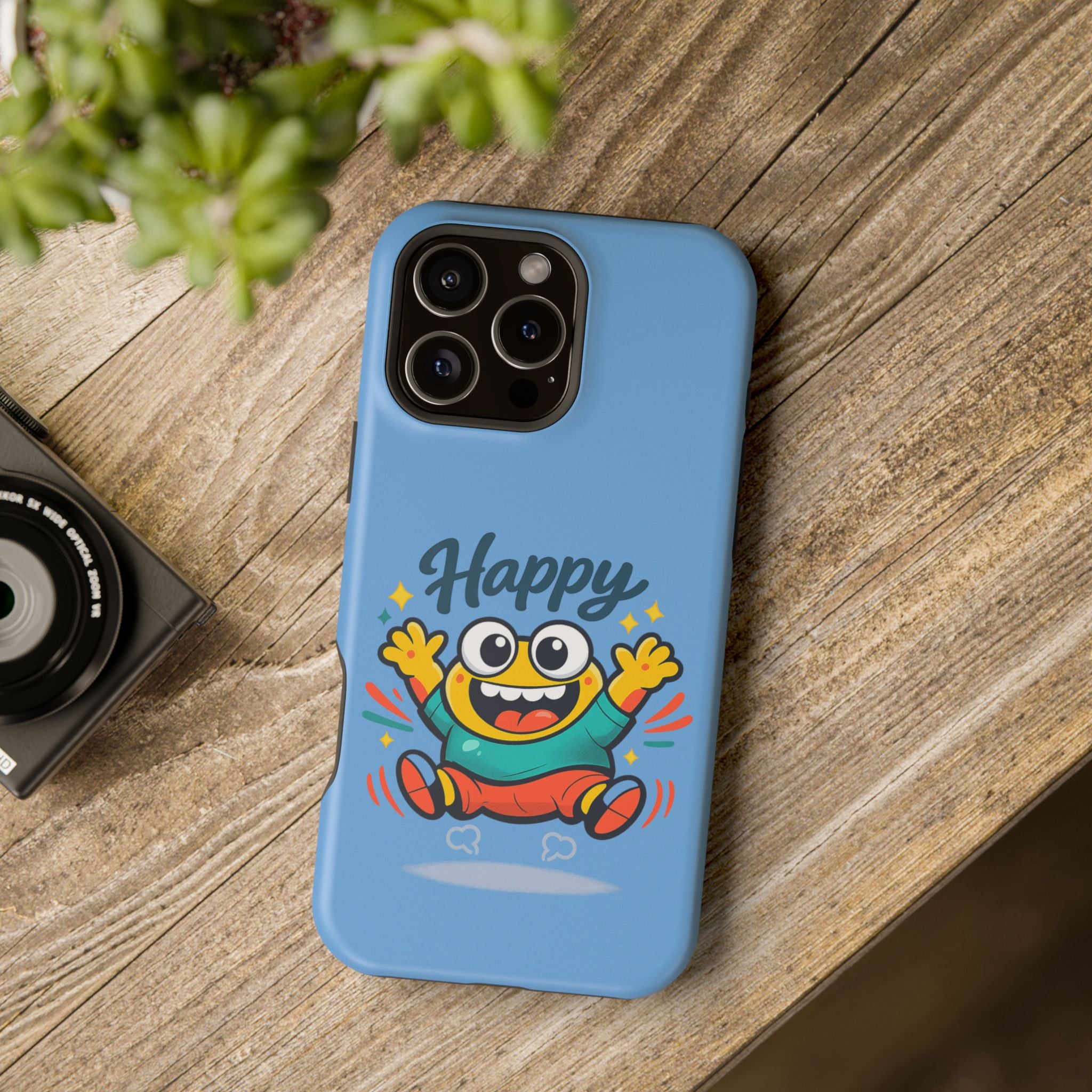 Happy Monster Magnetic Impact-Resistant Phone Case