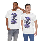 Astronaut Galaxy Tee — "Your Mind Creates Reality" Space Graphic T-Shirt