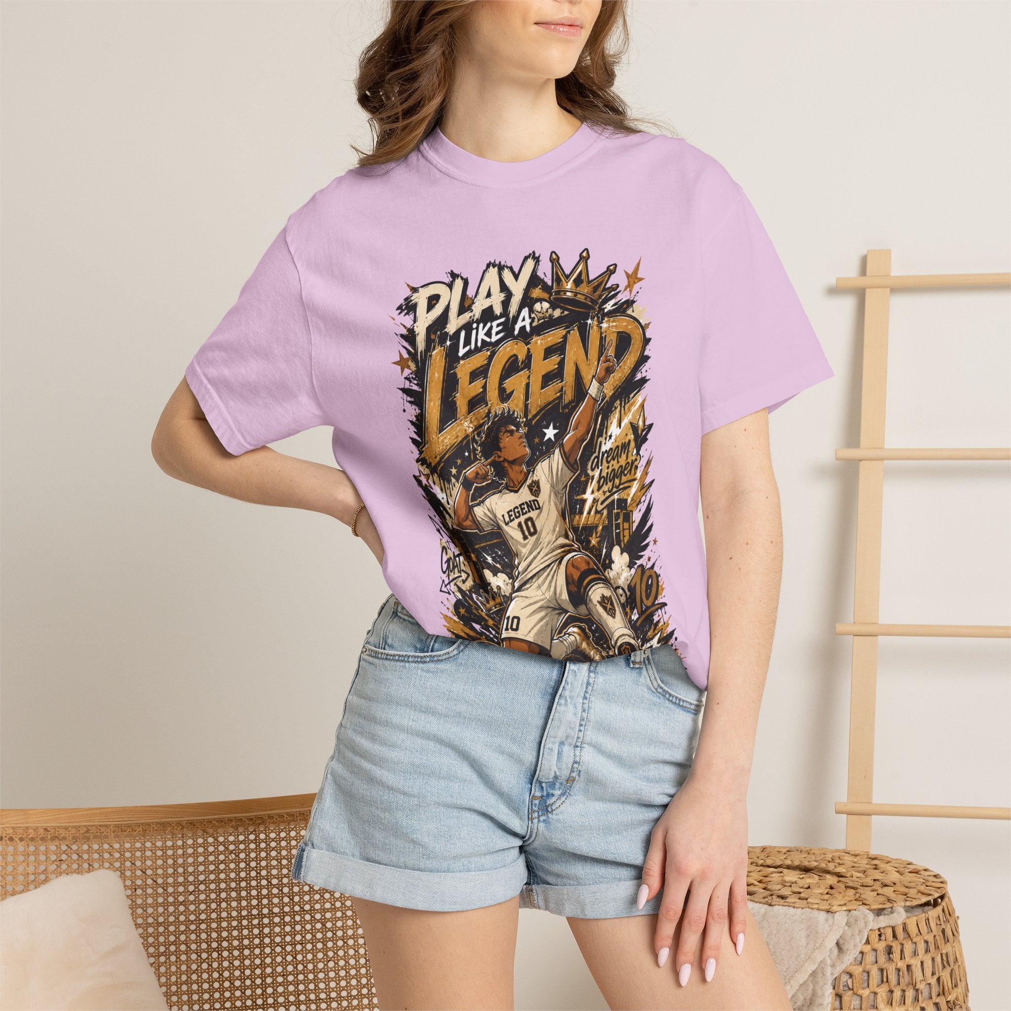 Play Like a Legend Soccer T-Shirt — Vintage Goal Celebration Graphic Tee