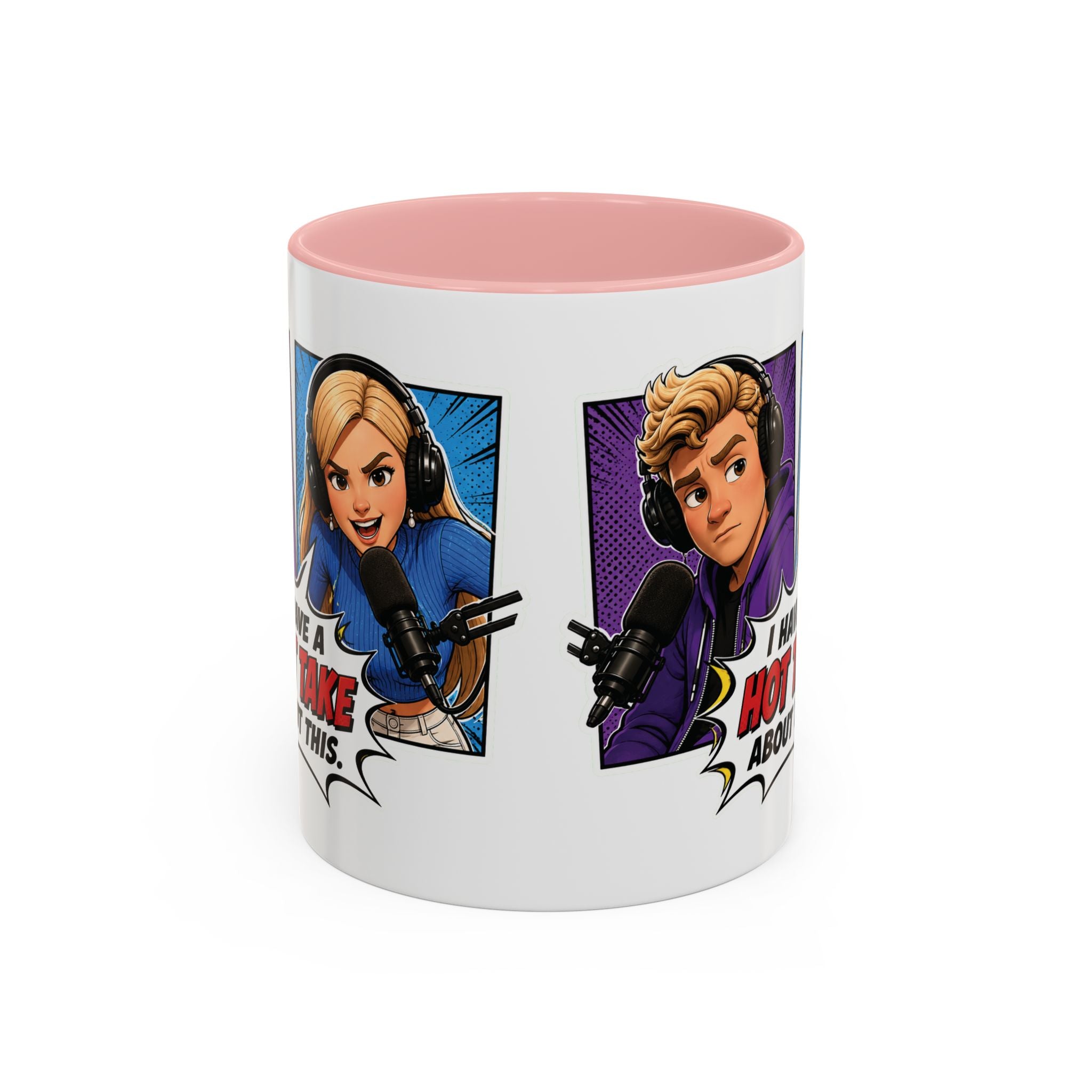 Jake And Emma Hot Take Coffee Mug — "I Have A Hot Take About This" Mug (11/15oz)