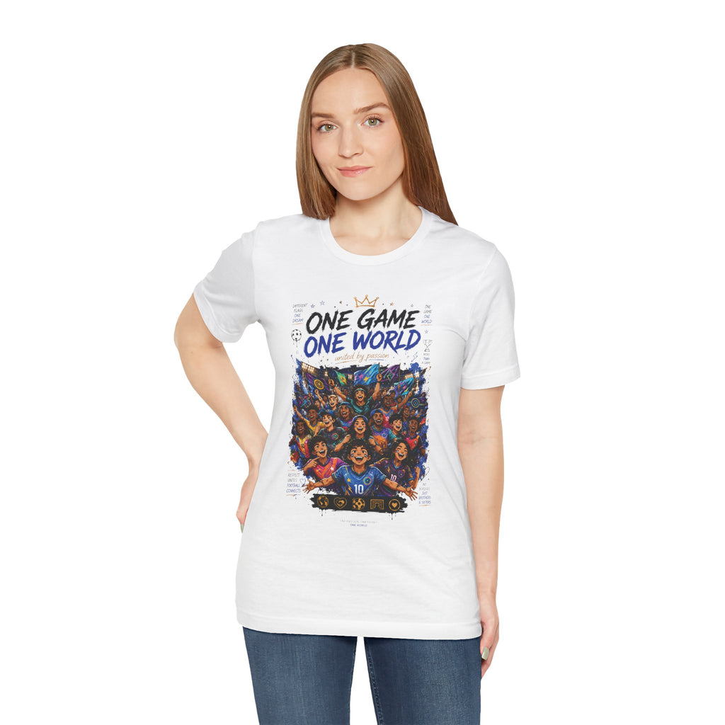 One Game One World Soccer Tee