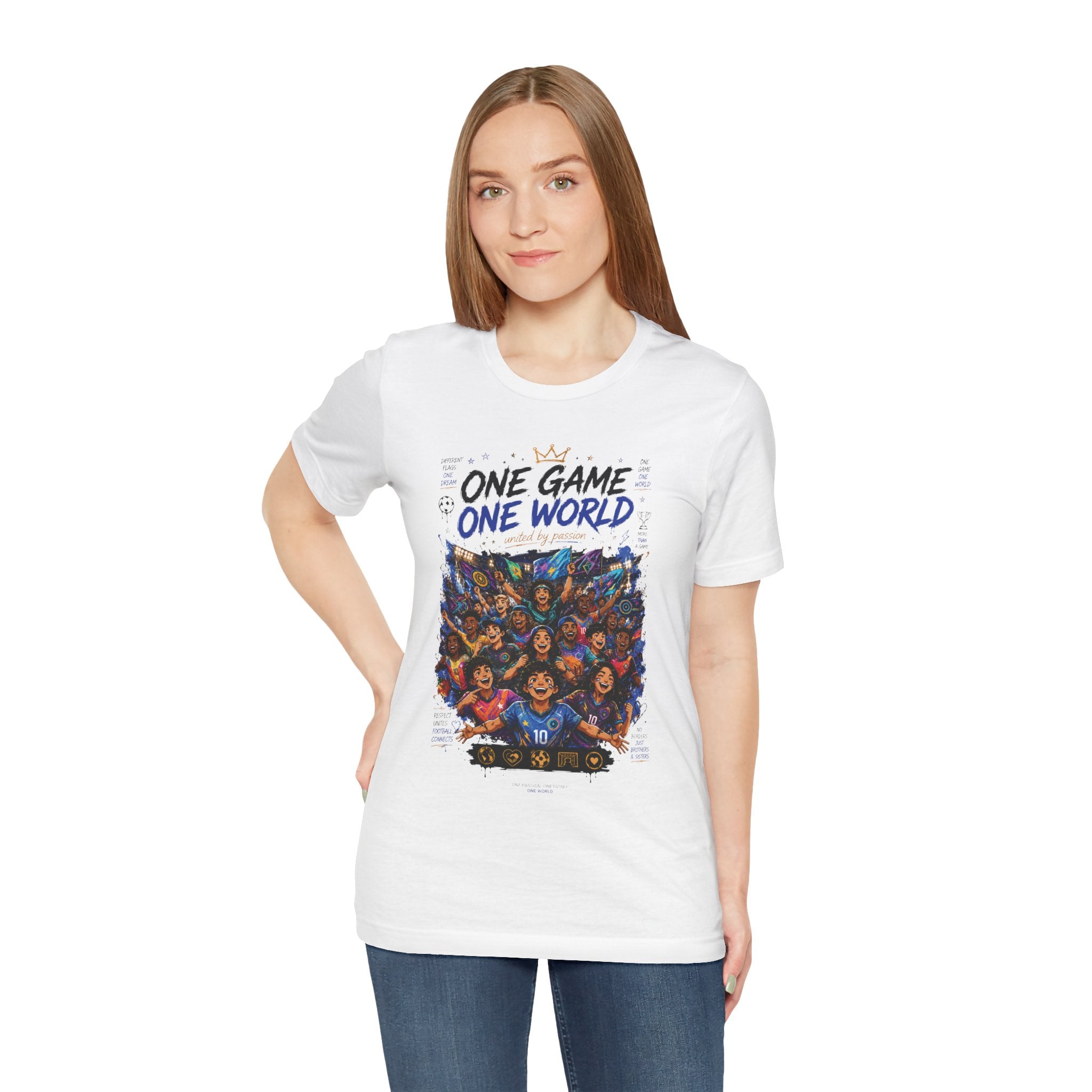 One Game One World Soccer Tee