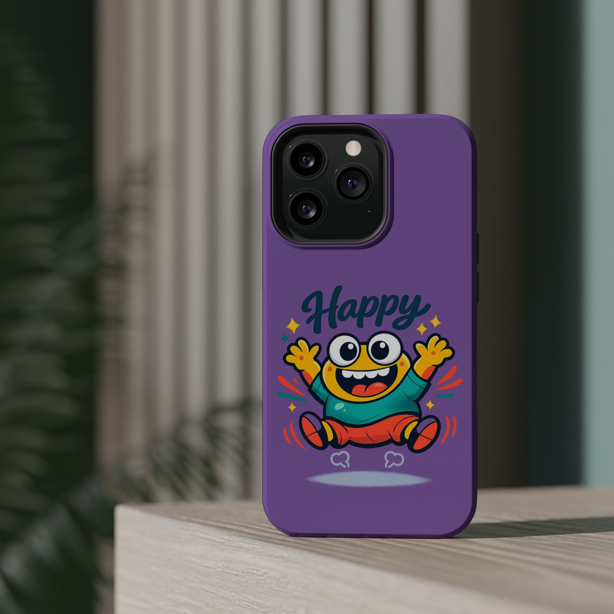 Happy Monster Magnetic Impact-Resistant Phone Case
