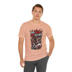 No Risk No Glory Soccer T-Shirt — Dynamic Football Player Graphic Tee