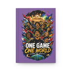 Soccer Journal — "One Game One World" Personalized Hardcover Notebook