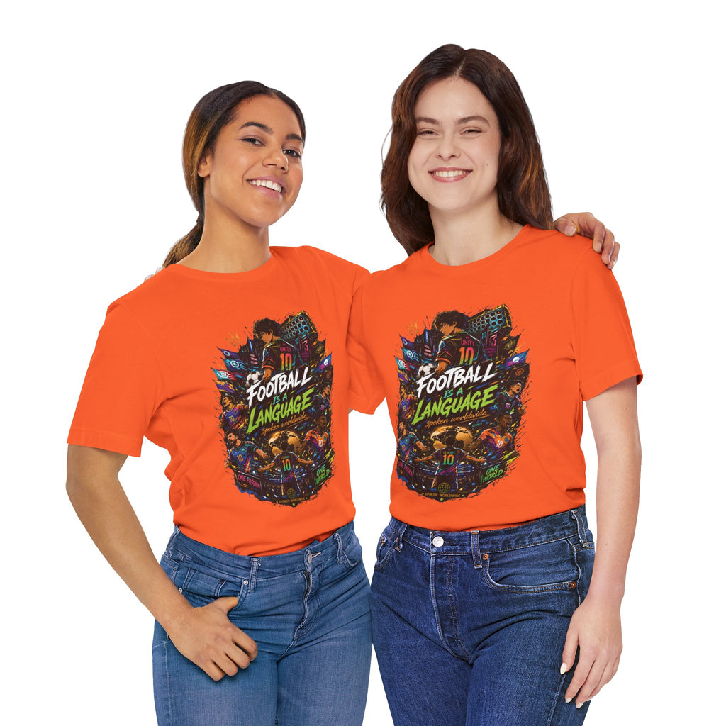 Football Is a Language Graphic T Shirt