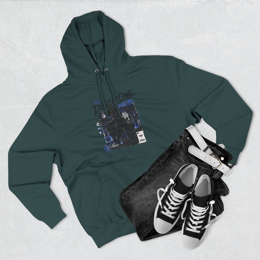 Discipline Graphic Hoodie — Vintage TV Photo Streetwear Pullover