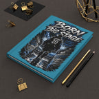 Born for the Big Stage Hardcover Journal — Personalized Soccer Player Notebook (Your Name & Number)