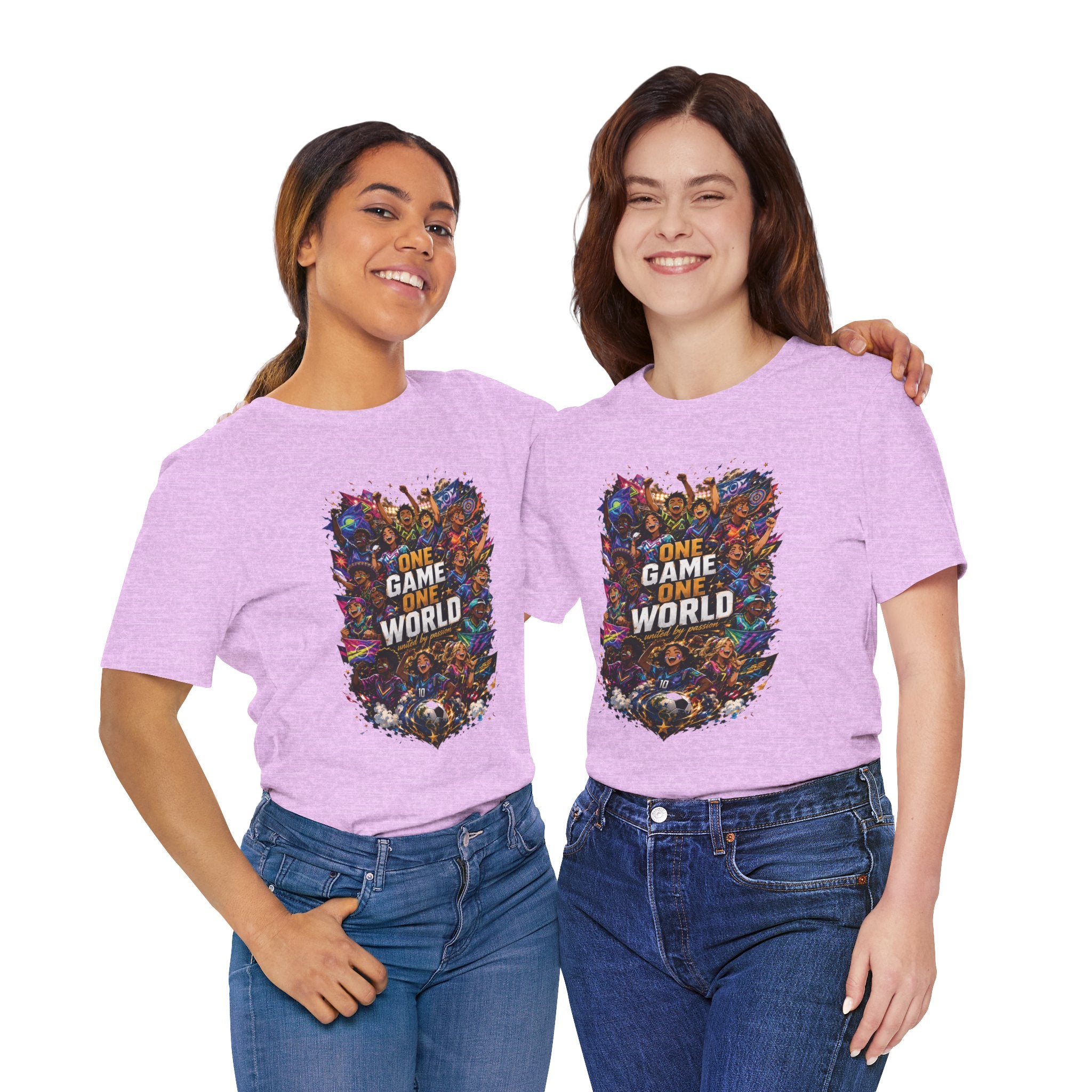 T-Shirt — 'One Game One World' Gamer Graphic Tee