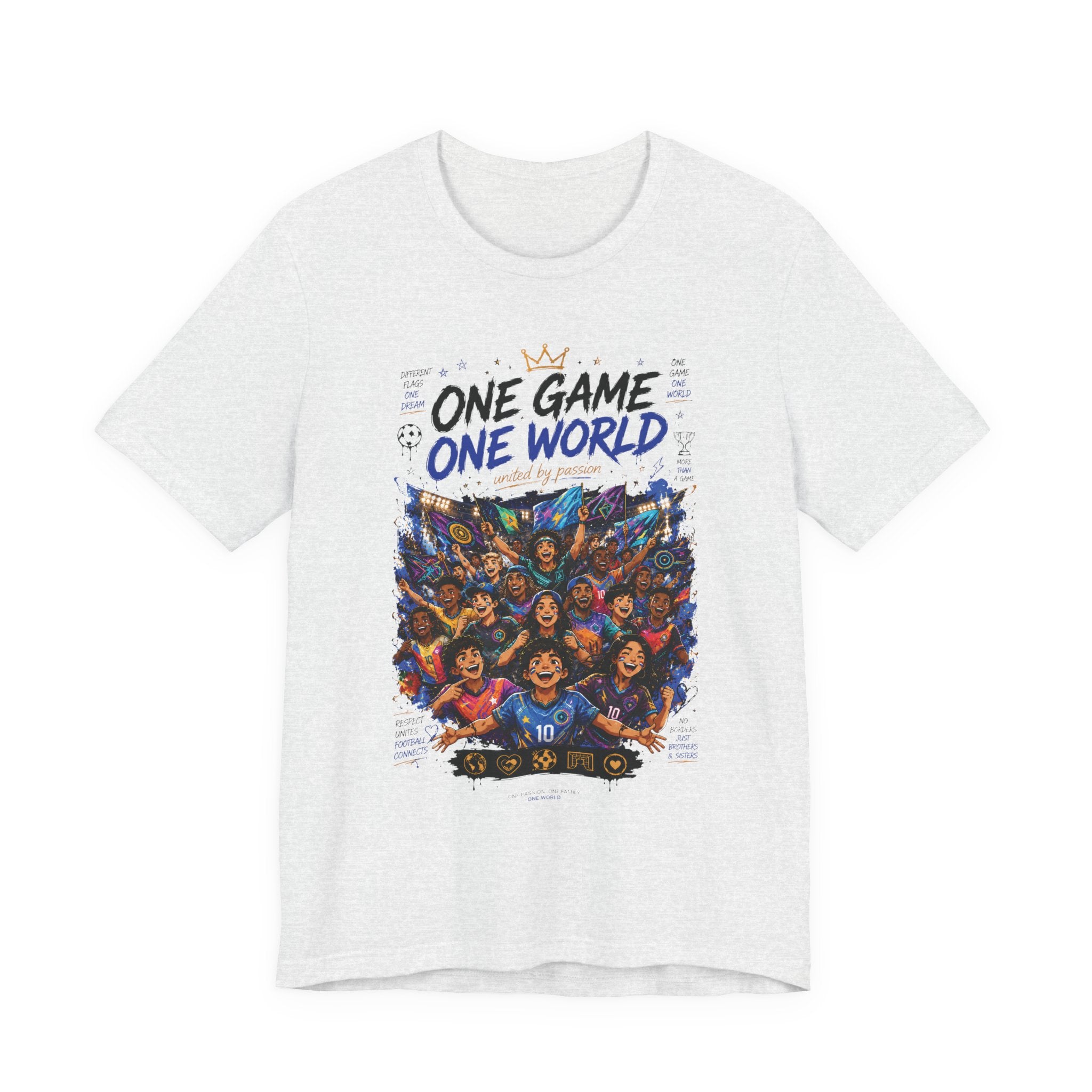 One Game One World Soccer Tee