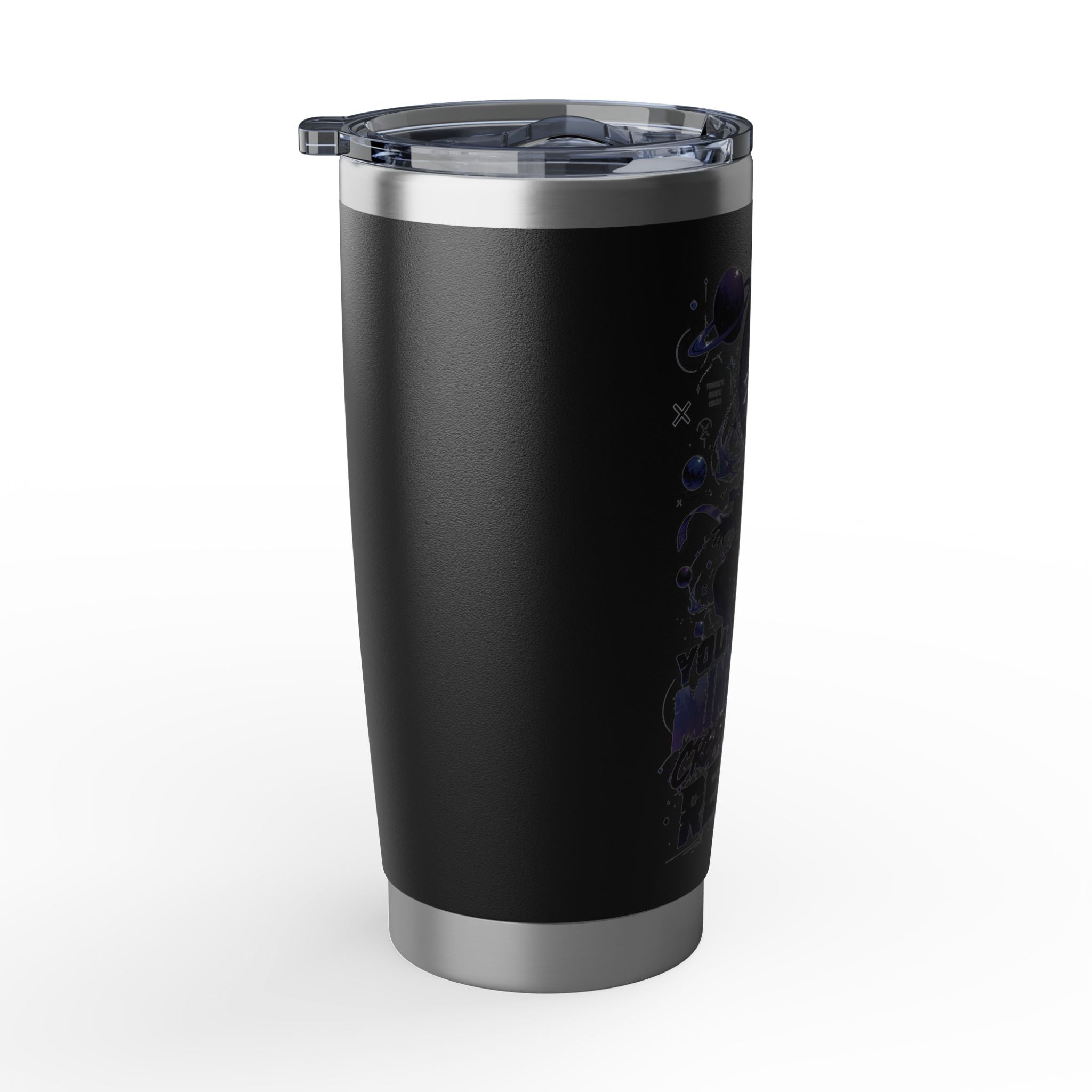 Galaxy Astronaut 20oz Tumbler — "Your Mind Creates Reality" Space Travel Insulated Cup