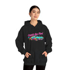 Retro Cartoon Dragster Hoodie – Vintage Racing Flame Graphic Pullover