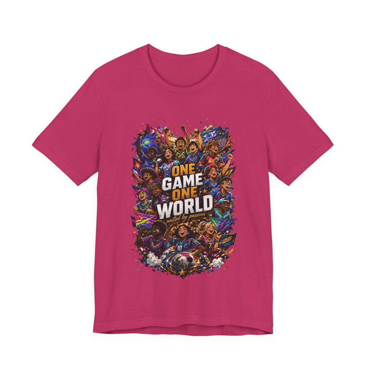 One Game One World Gamer Graphic T Shirt
