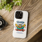 Happy Monster Magnetic Protective Phone Case White