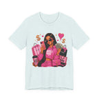 Boss Babe Pink Fashion Tee — Women’s Glam Money & Shopping Graphic Shirt