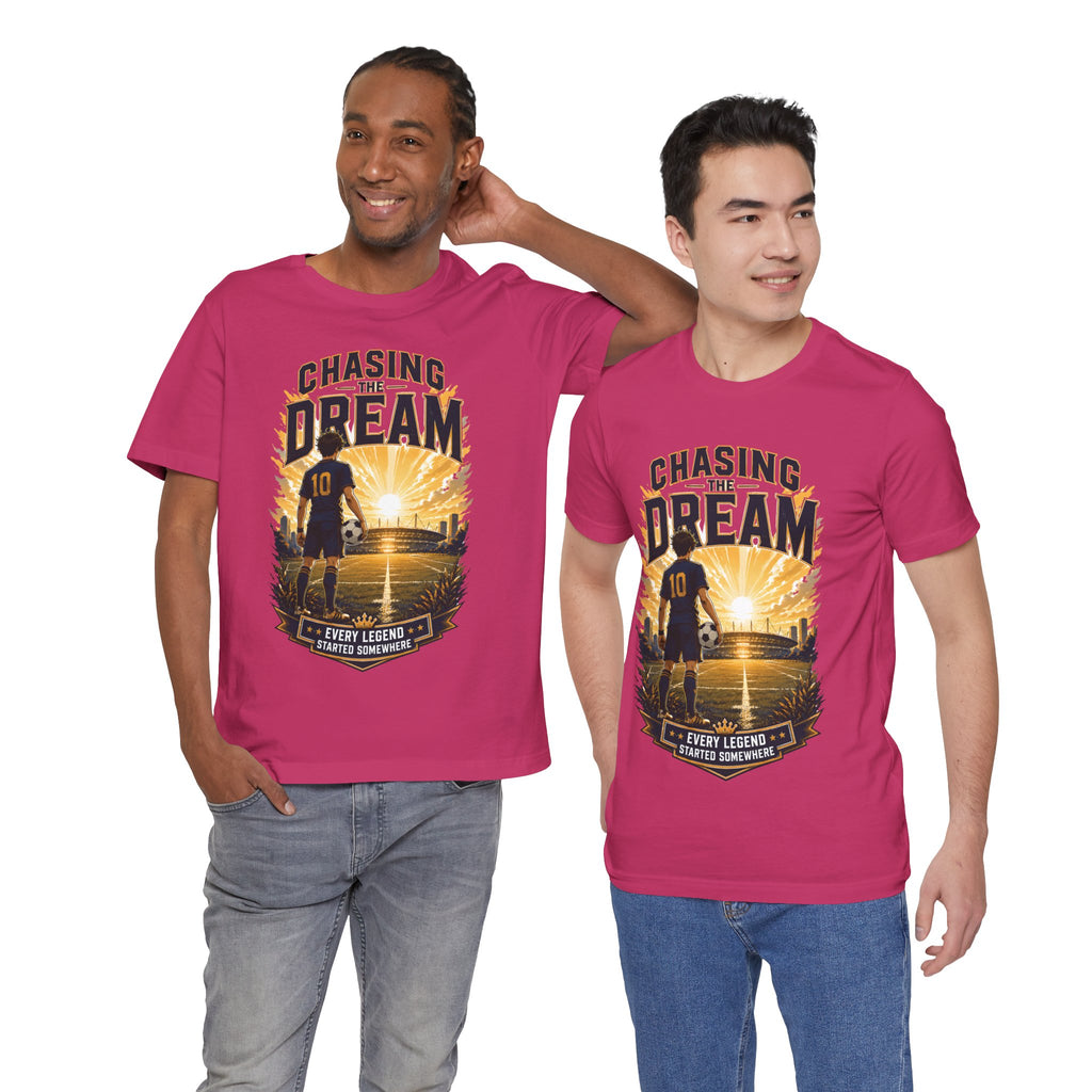 Chasing the Dream Soccer Graphic T Shirt