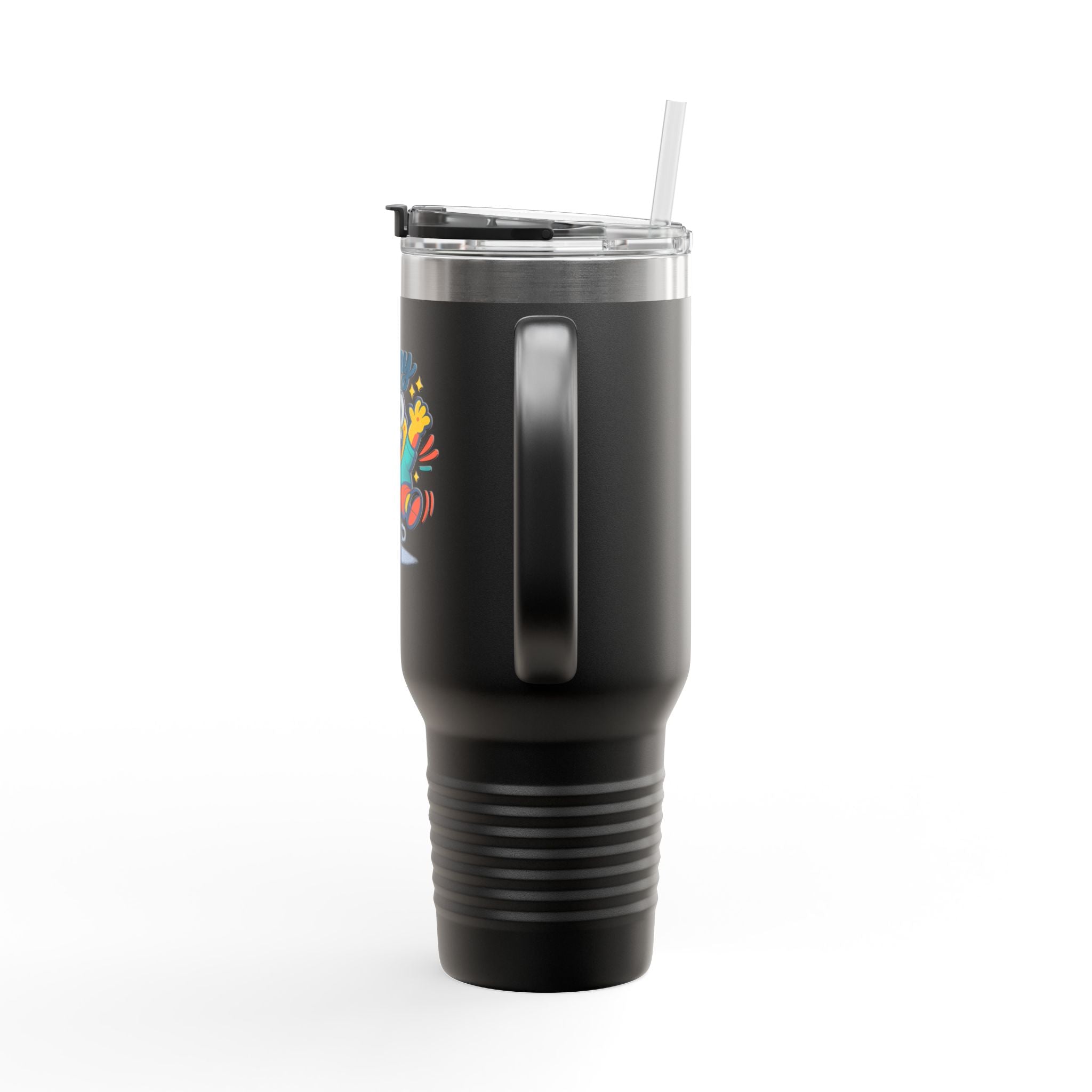 Happy Monster 40oz Insulated Travel Mug