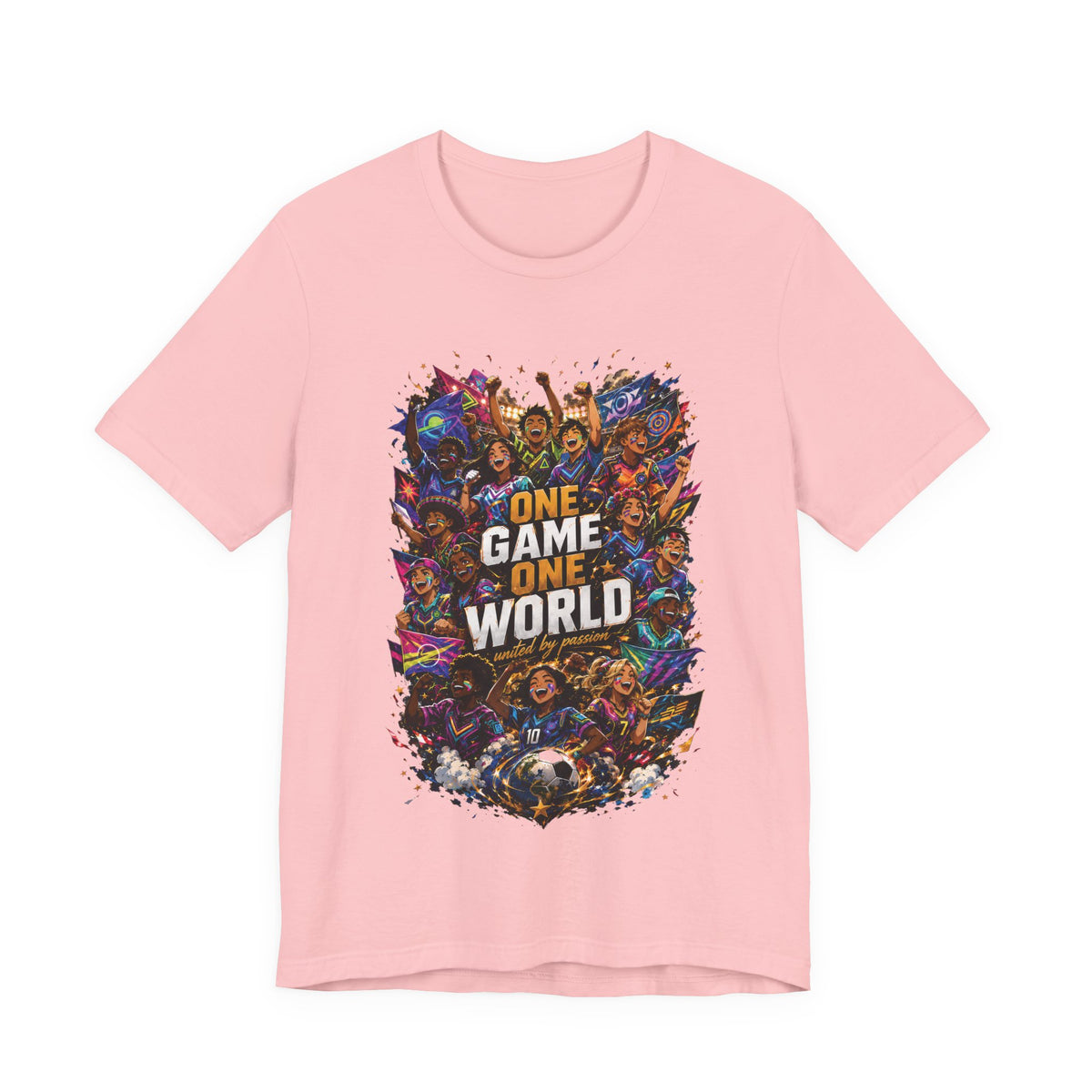 One Game One World Gamer Graphic T Shirt