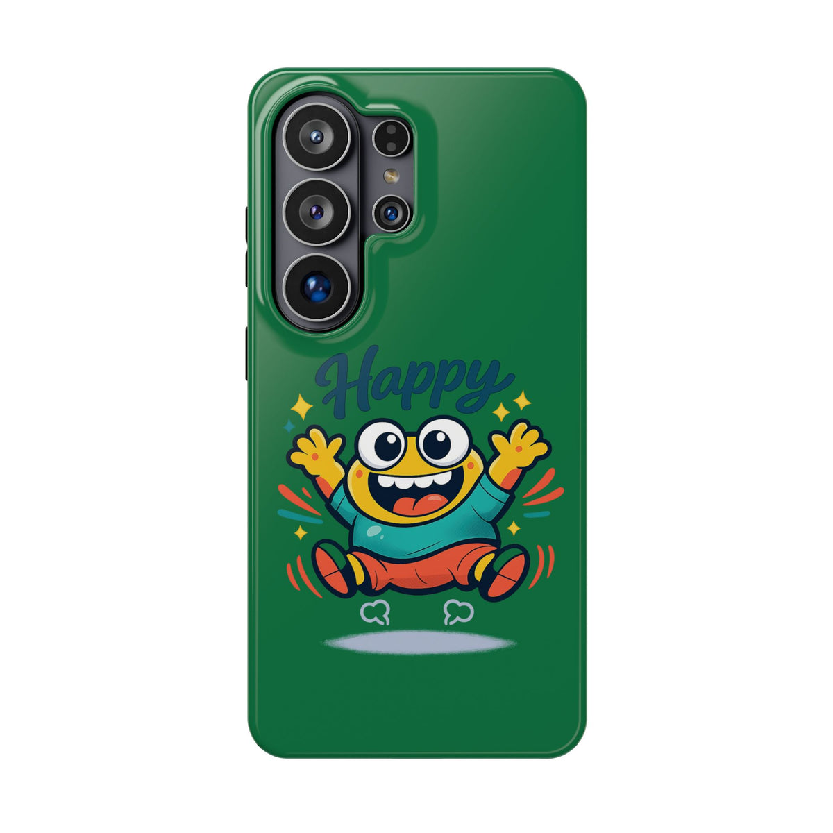 Happy Monster Magnetic Protective Phone Case Green