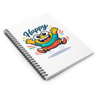 Happy Cartoon Monster Spiral Notebook – Ruled Journal