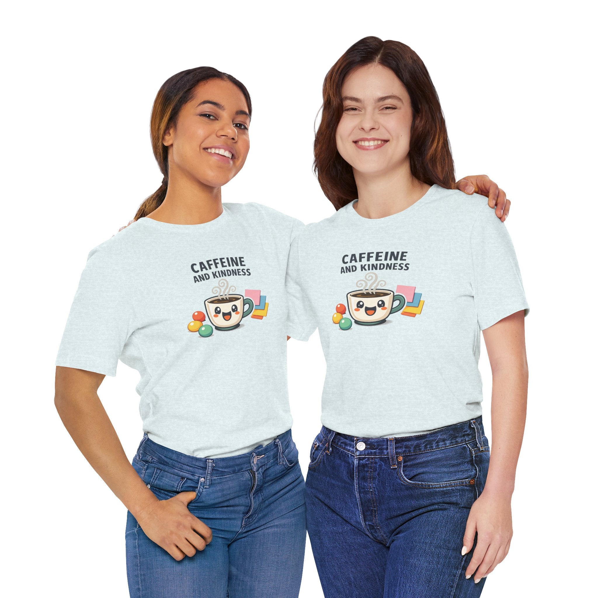 Caffeine and Kindness Tee | office humor, coffee fuel
