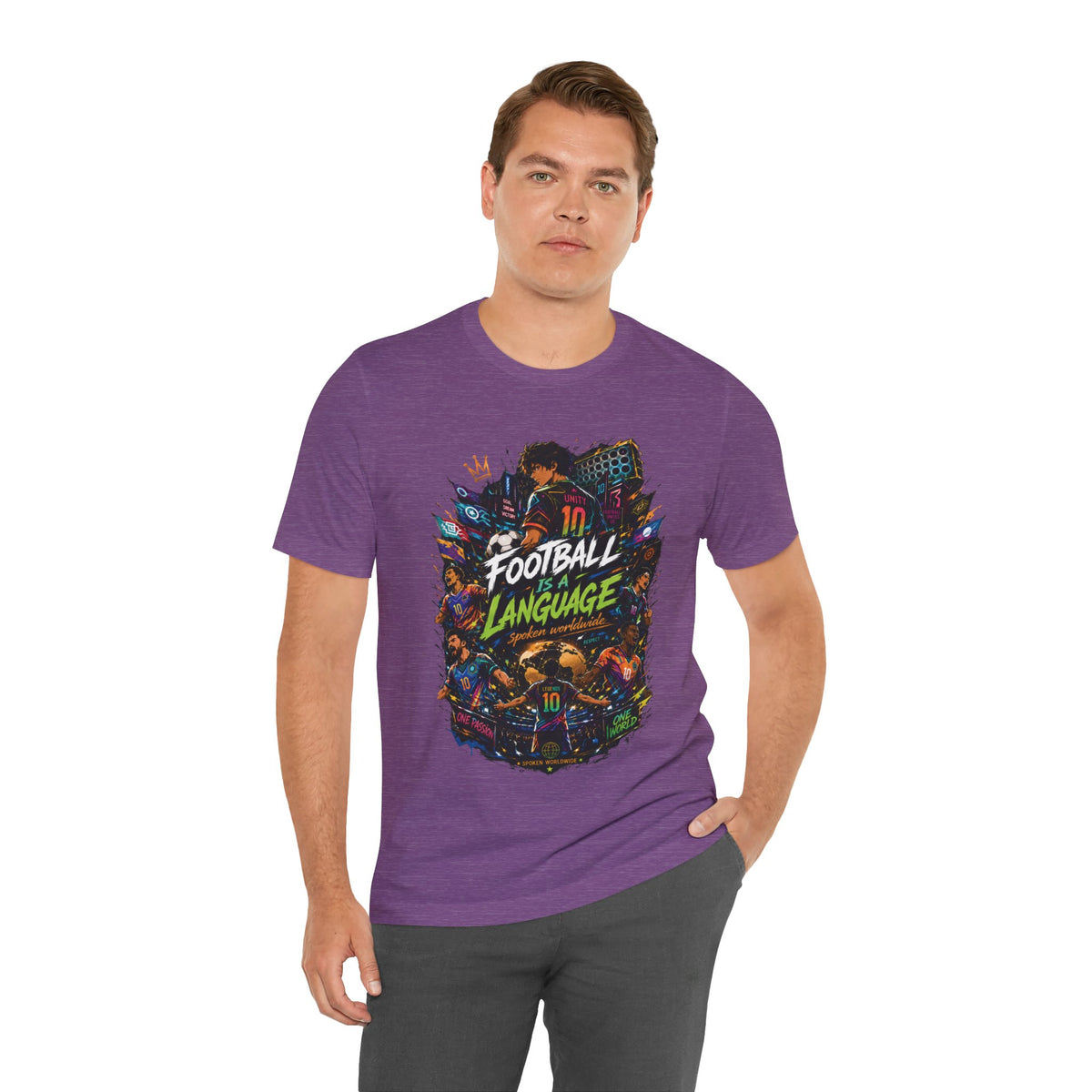 Football Is a Language Graphic T Shirt
