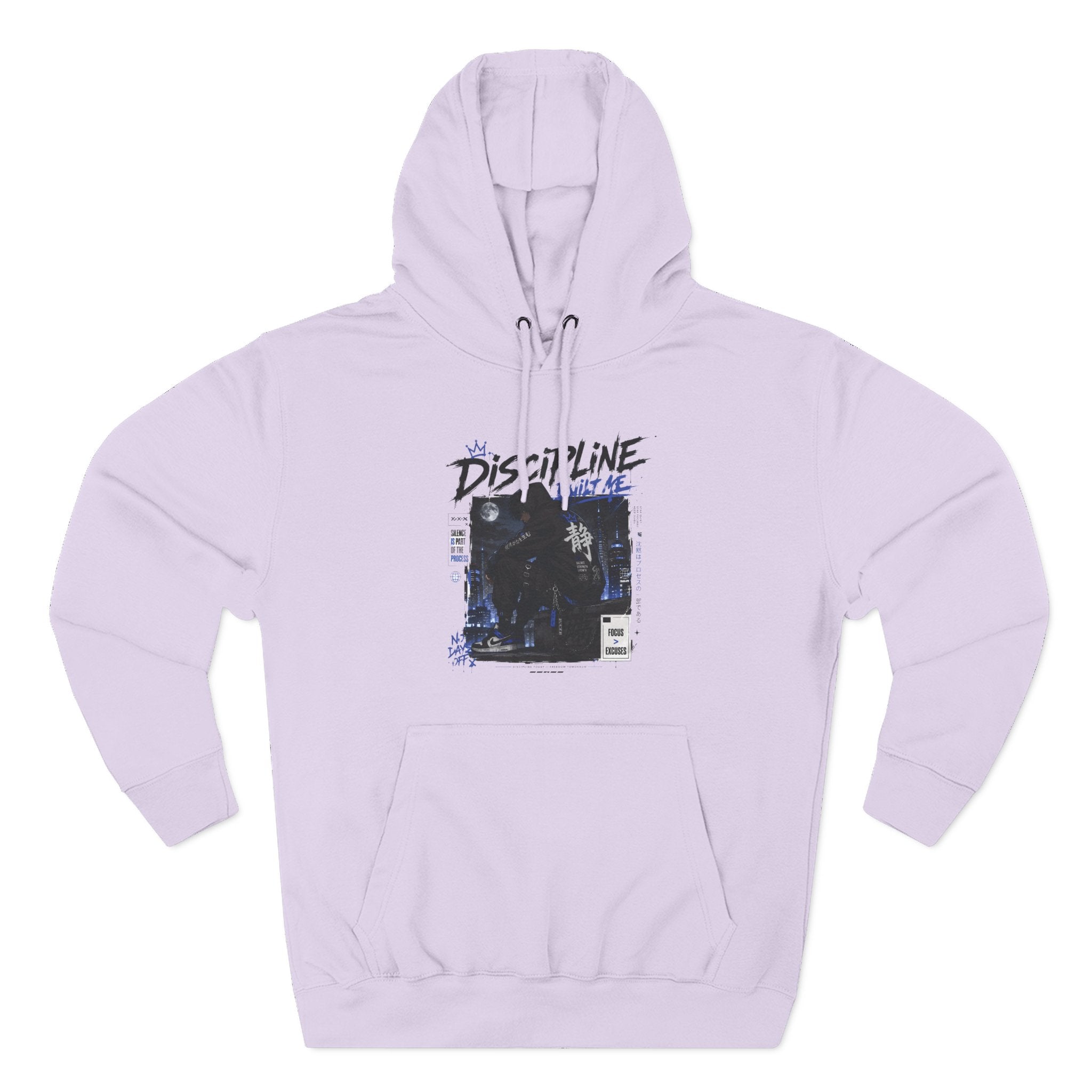 Discipline Graphic Hoodie — Vintage TV Photo Streetwear Pullover