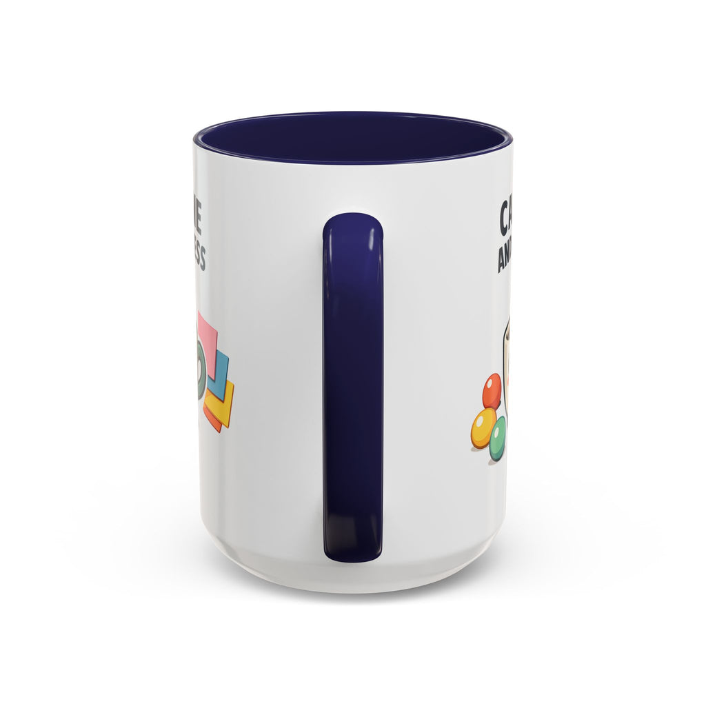 Caffeine and Kindness Coffee Mug – Ceramic Accent Mug (11oz / 15oz)
