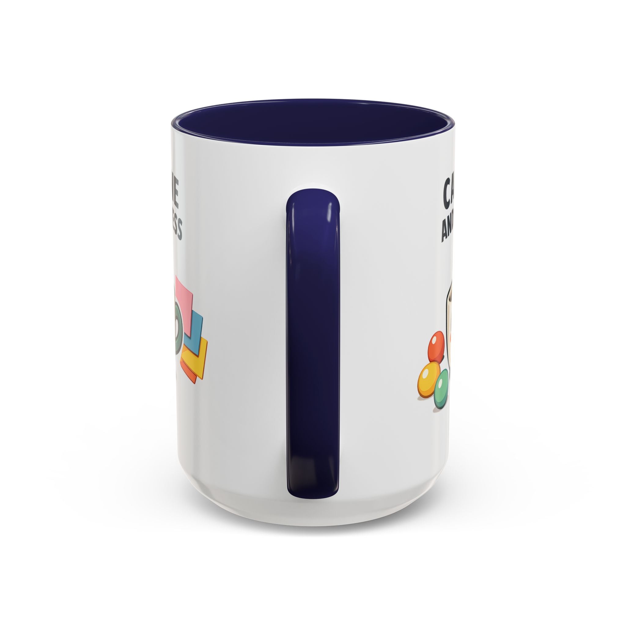 Caffeine and Kindness Coffee Mug – Ceramic Accent Mug (11oz / 15oz)