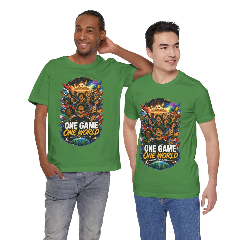 One Game One World Soccer Graphic T Shirt