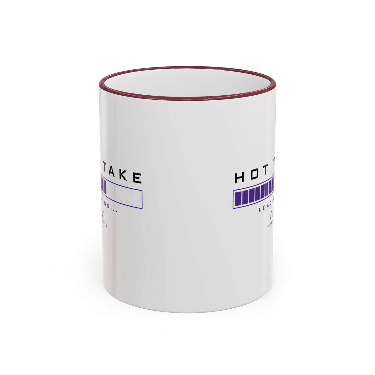 Hot Take Central Hot Take Loading Accent Rim Mug