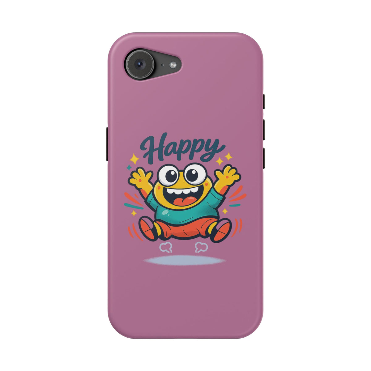 Happy Monster Magnetic Protective Phone Case Pink