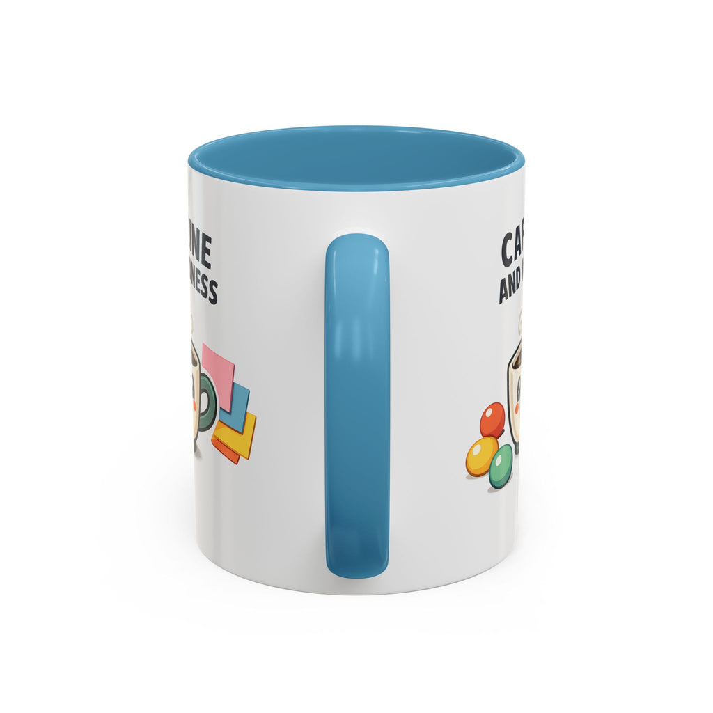 Caffeine and Kindness Coffee Mug – Ceramic Accent Mug (11oz / 15oz)