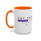 Accent Coffee Mug — "Hot Take Loading" Progress Bar Coffee Mug